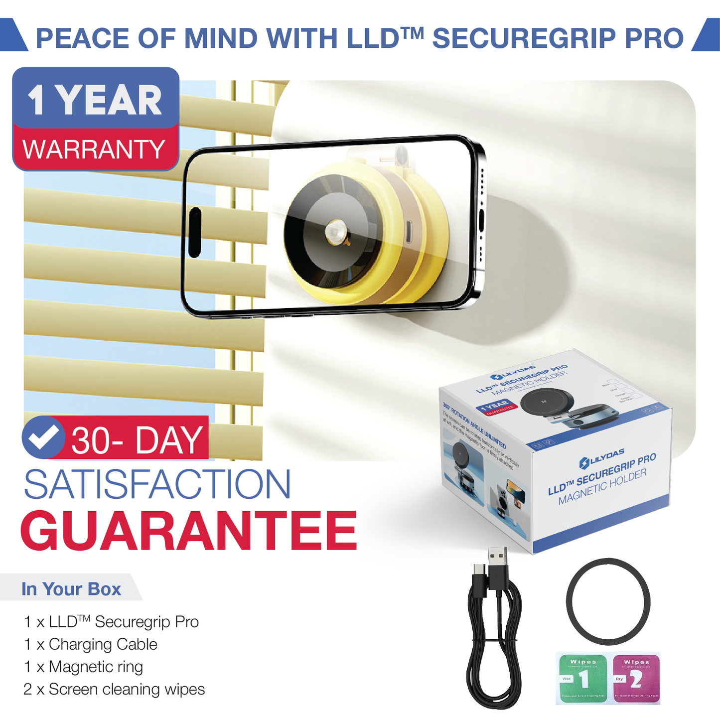 LLD™ SecureGrip Pro Magnetic Holder New 2024 LLD01