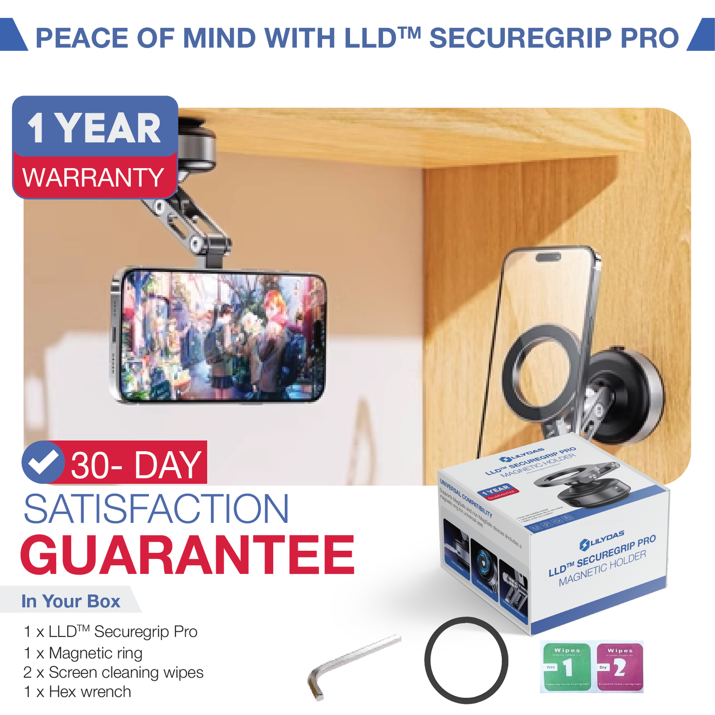 LLD™ SecureGrip Pro Magnetic Holder New 2024 LLD06